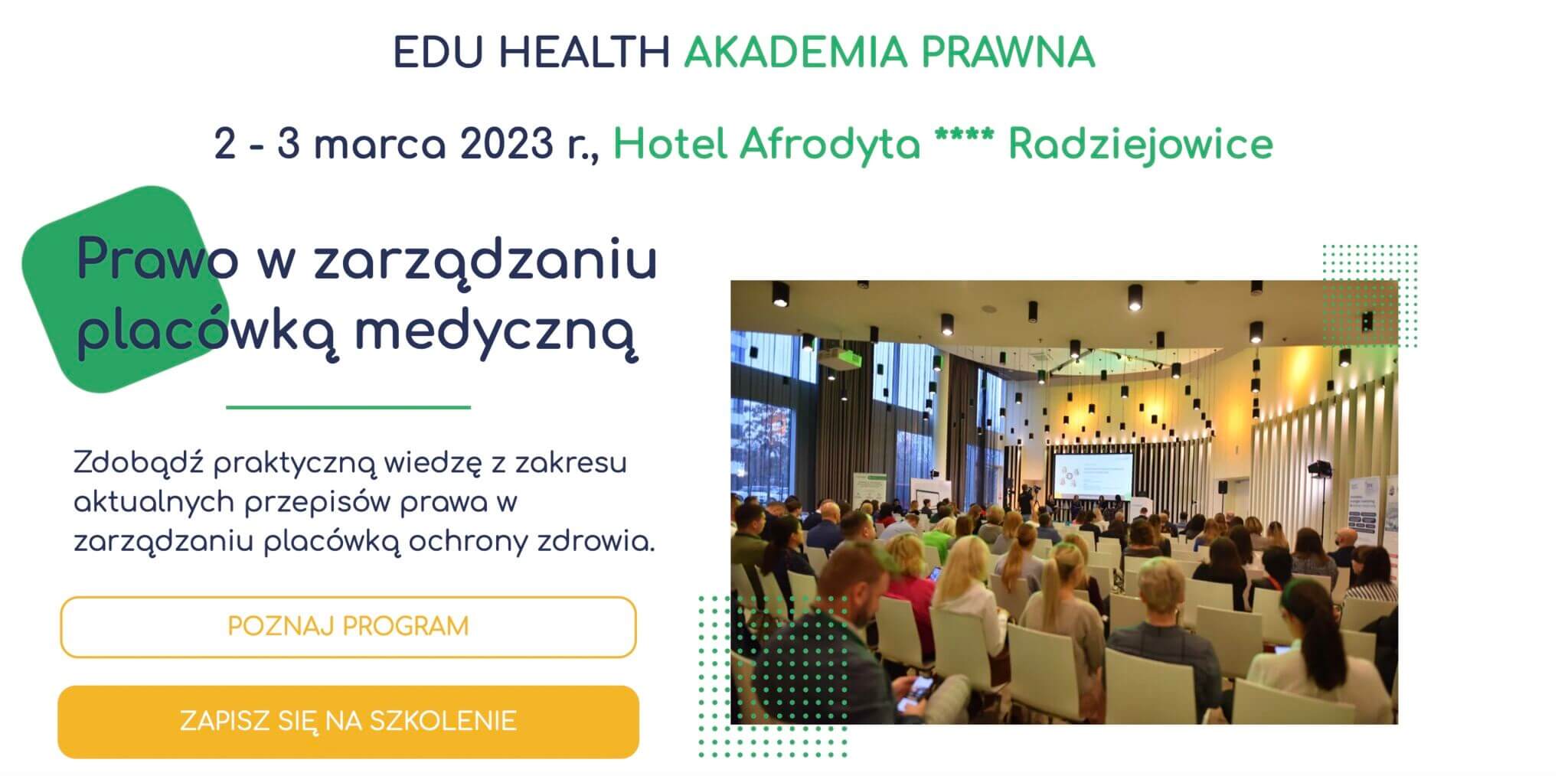 Szkolenia prawo medyczne
