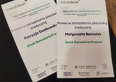 Udział w szkoleniach MediDesk