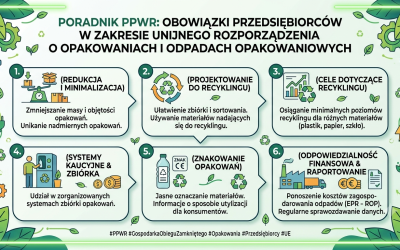 Poradnik PPWR. Obowiązki przedsiębiorców w zakresie unijnego rozporządzenia o opakowaniach i odpadach opakowaniowych.